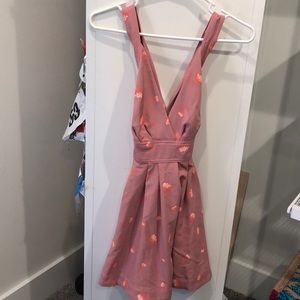 Free people size 2 tie back mini dress